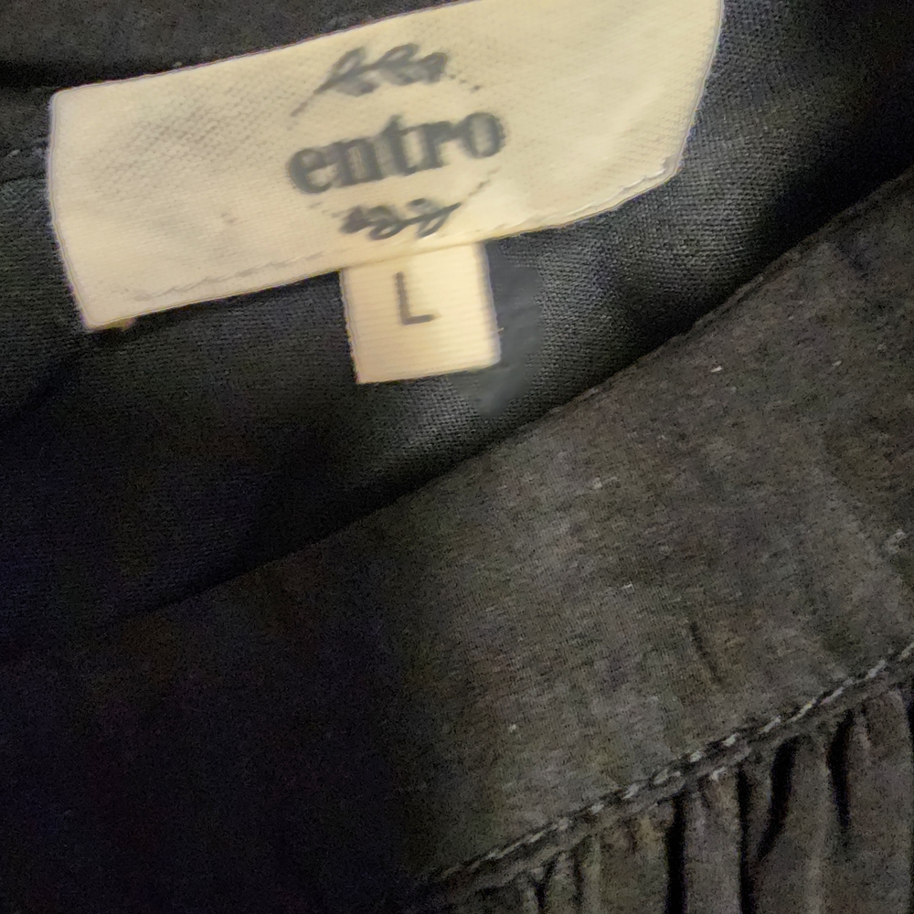 Entro Black Ruffled Blouse - Picture 2 of 5